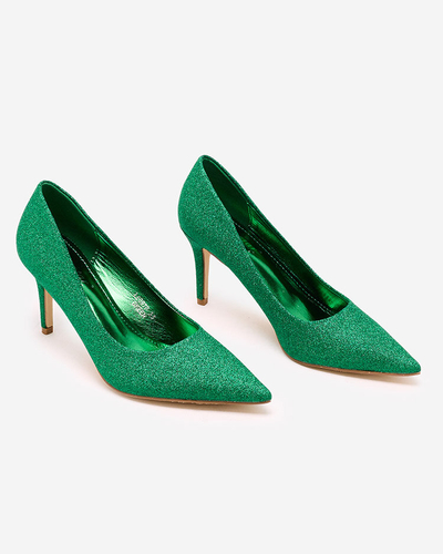 Royalfashion Escarpins à talons aiguilles pour femme avec paillettes Matomliso