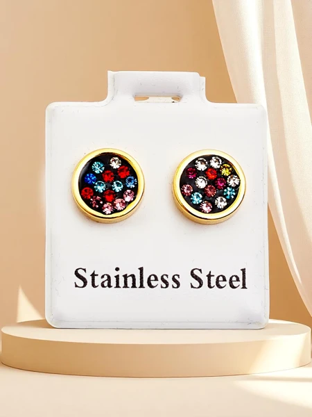 Royalfashion Boucles d’oreilles créoles pour femme