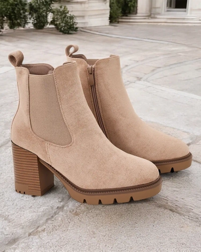 Royalfashion Bottes à talon aiguille Timoxo pour femme