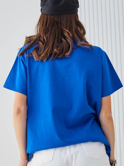 T-shirt en coton Royalfashion pour femmes Plus en Plus