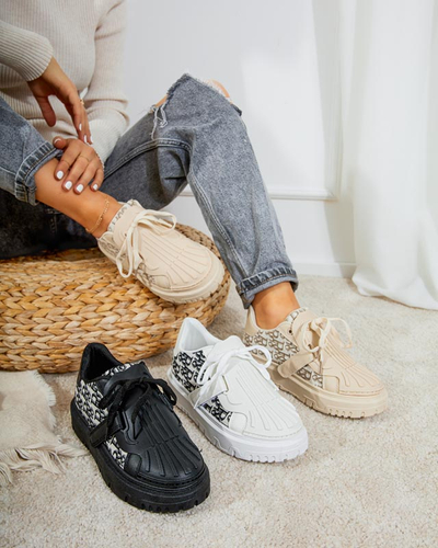 Baskets de sport blanches pour femme avec imprimé Ibibis - Footwear