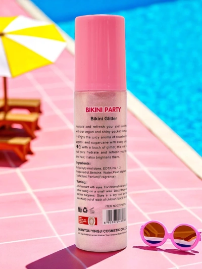 Summer Spray - Enlumineur Liquide pour Cheveux et Corps Fraise
