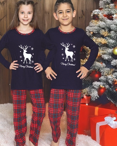 Pyjama de Noël pour enfants avec imprimé - Vêtements