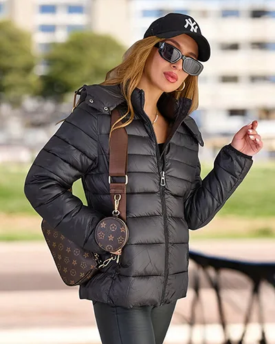 Royalfashion veste d'hiver matelassée pour femme