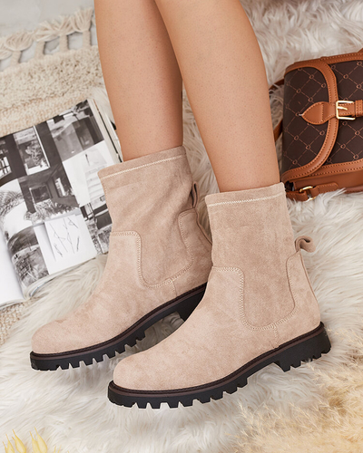 Royalfashion Bottes Gebimma pour femme en éco-suède