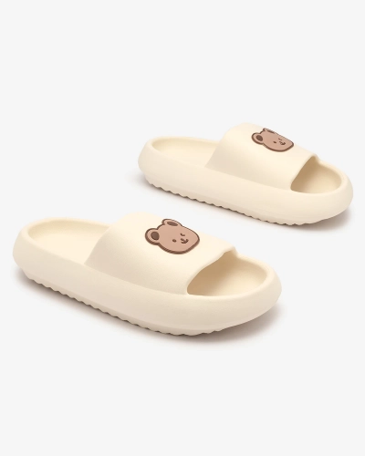 Royalfashion Tongs en caoutchouc crème pour femme Mabyn