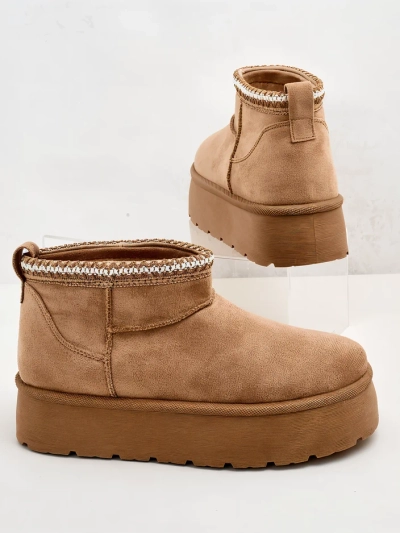Royalfashion Bottes courtes pour femmes a'la bottes de neige Xoalla