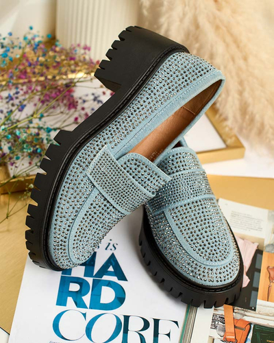 Royalfashion Mocassins femme avec zircons Epolls