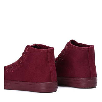 Sneakers classiques bordeaux Laurette - Chaussures 1