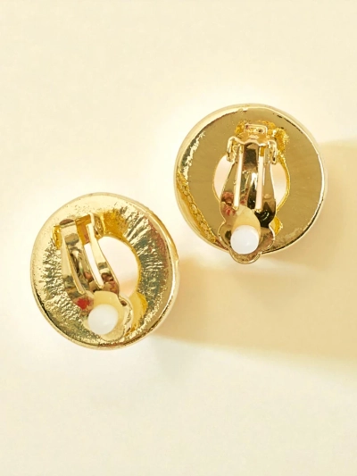 Royalfashion Boucles d'oreilles à clip pour femmes avec perle Aurelia Perla