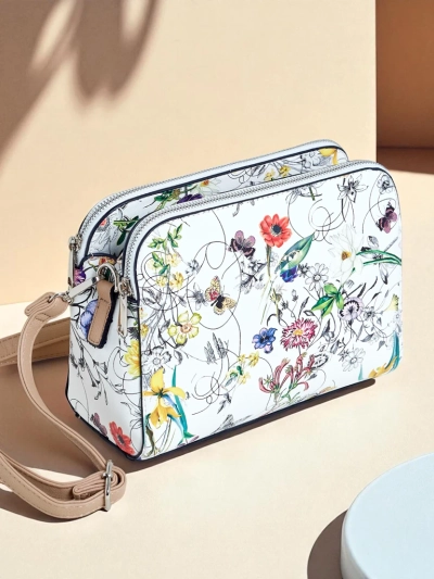 Royalfashion Petit sac à main pour femme en cuir écologique Florentia