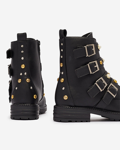 Sacs noirs avec ornements  dorés Kancjanel - Chaussures