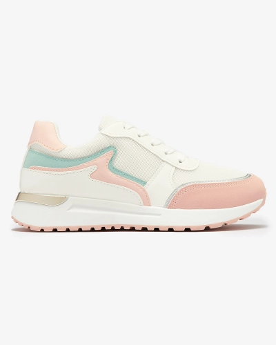 OUTLET Chaussures de sport blanches et roses pour femmes Vegris - Footwear