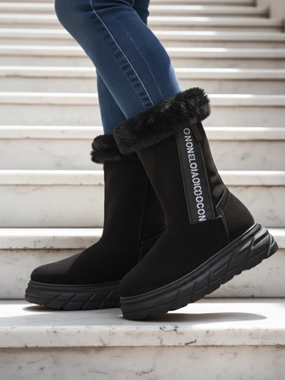 Royalfashion Bottes de neige pour femmes Zebio