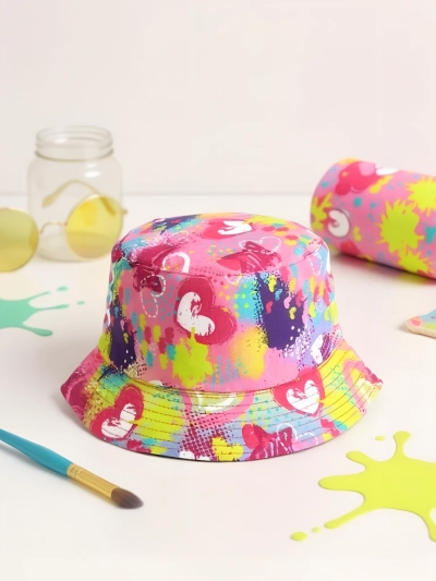 Royalfashion Chapeau bob pour enfants Color Splash Bucket