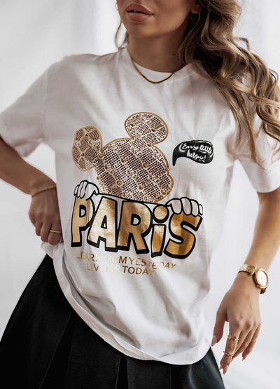 Royalfashion T-shirt imprimé pour femme