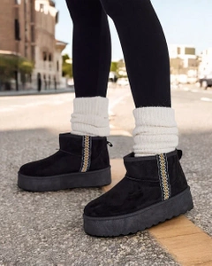 Royalfashion Bottes de neige courtes pour femmes a'la Haluzi