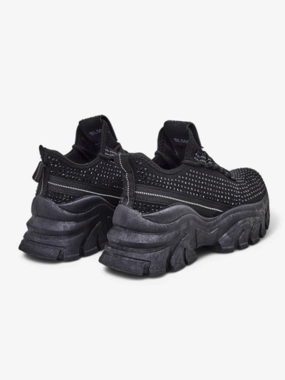 Royalfashion Baskets de Sport pour Femmes avec Strass Blysco