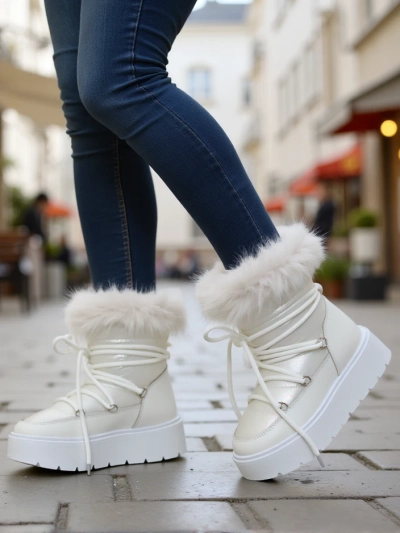 Royalfashion Bottes de neige pour femmes Melioz