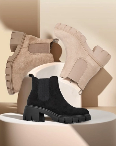 Royalfashion Bottes à talon aiguille Velly pour femme