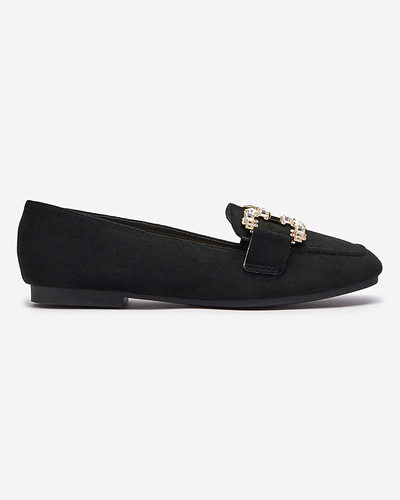 Mocassins noirs pour femmes Jaorica- Footwear