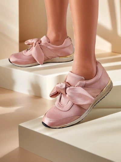 Baskets Royalfashion pour femmes avec nœud Socca