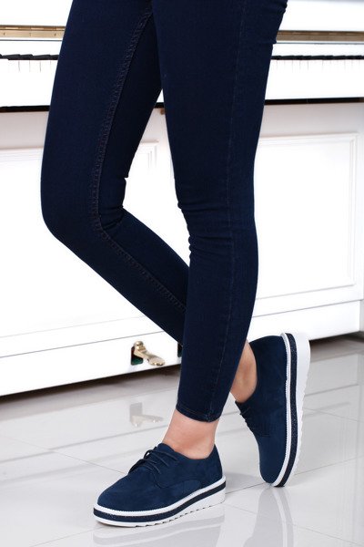 Devestva Creepers Noué Bleu Marine - Chaussures