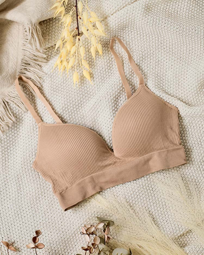 Royalfashion Soutien-gorge côtelé pour femme