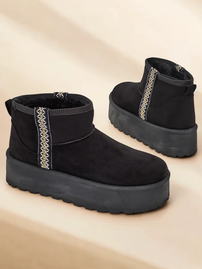 Royalfashion Bottes de neige courtes pour femmes a'la Haluzi