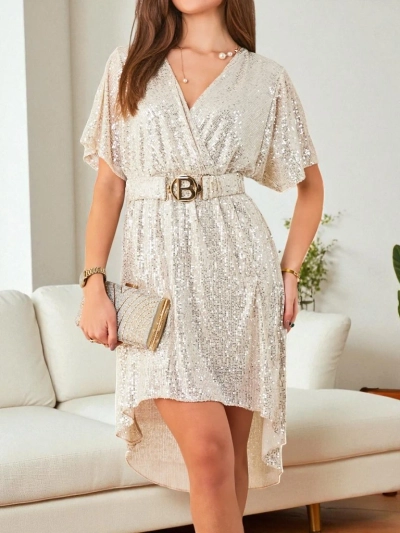 Robe à sequins pour femmes Royalfashion