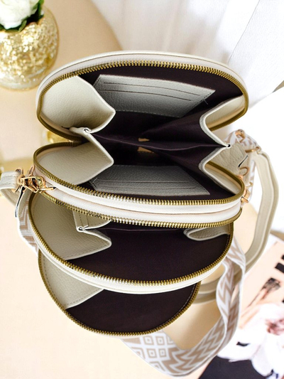 Royalfashion Sac à main multifonction portefeuille sur bandoulière Luna Mini