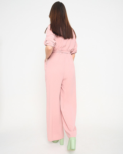 Royalfashion Combinaison longue pour femme rose