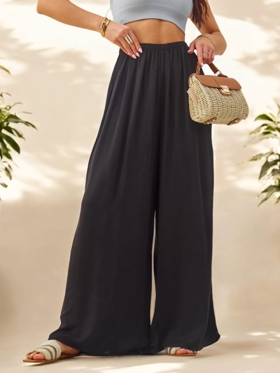 Pantalons droits en viscose Royalfashion pour femmes