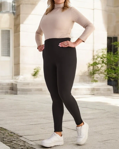 Legging isolé classique noir pour femme TAILLE PLUS - Vêtements