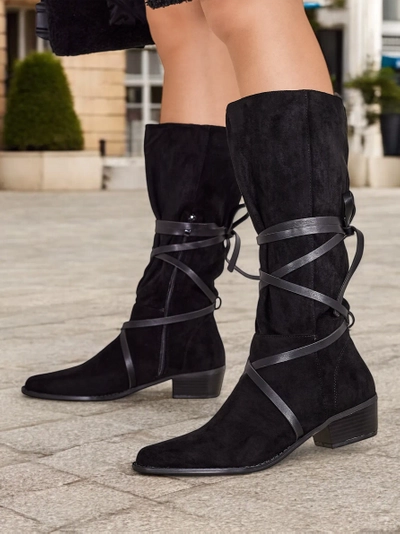 Royalfashion Bottes à talons bas Rolizoo