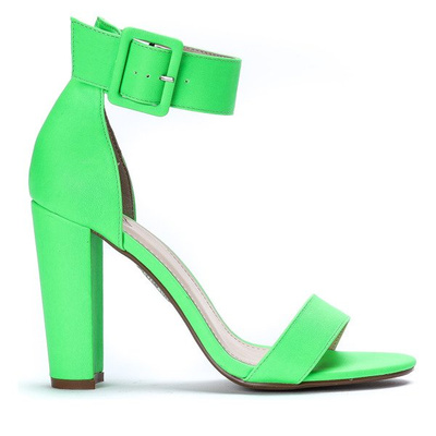 Sandales vert fluo sur poteau Katiea - Footwear