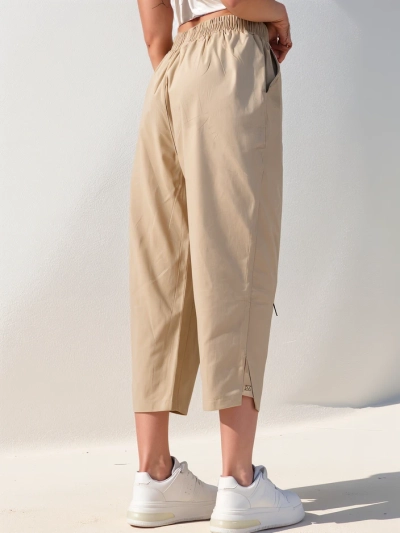 Pantalons droits Royalfashion pour femmes Matériau 7/8