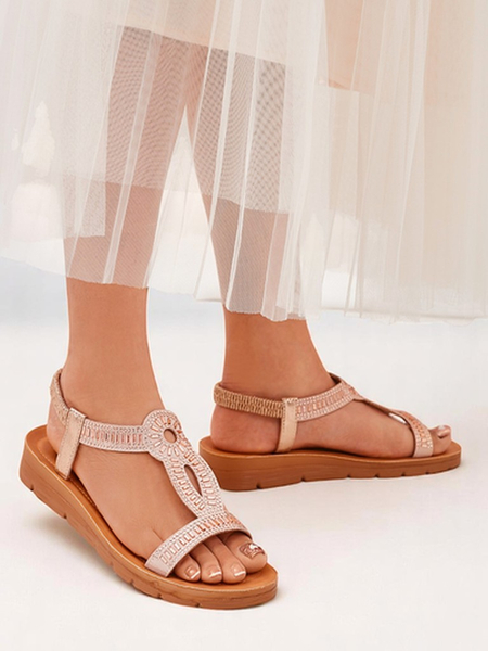 Sandales Royalfashion pour femmes avec brides décoratives Ava Shine