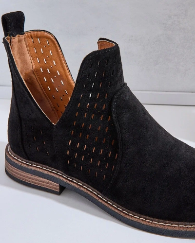 Royalfashion Bottes eko en daim Ovilla pour femme