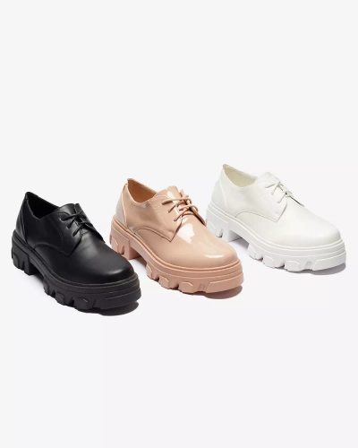Demi-bottes blanches pour femme Delgor- Footwear