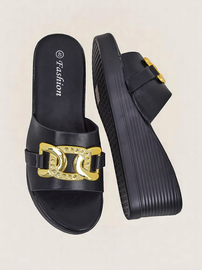 Sandales compensées Royalfashion pour femmes Nolia