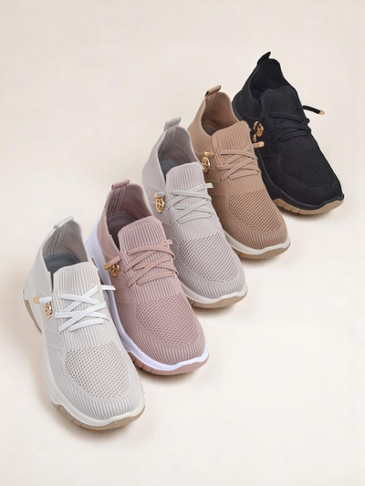 Royalfashion Slip-on chaussures de sport en tissu pour femmes Teletta