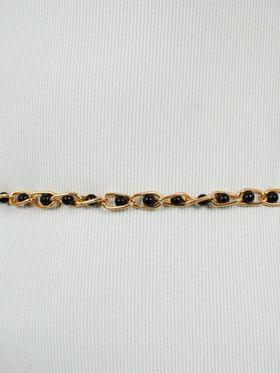 Ceinture en métal Royalfashion pour femmes avec perles