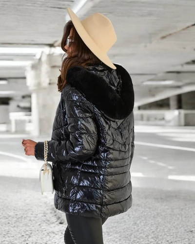 Royalfashion Veste d'hiver matelassée pour femme