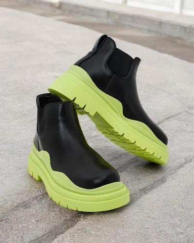 Royalfashion Bottes à enfiler pour femmes Derri