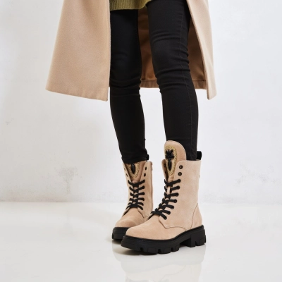 Bottes de travail pour femmes en éco-suède Royalfashion Moxox