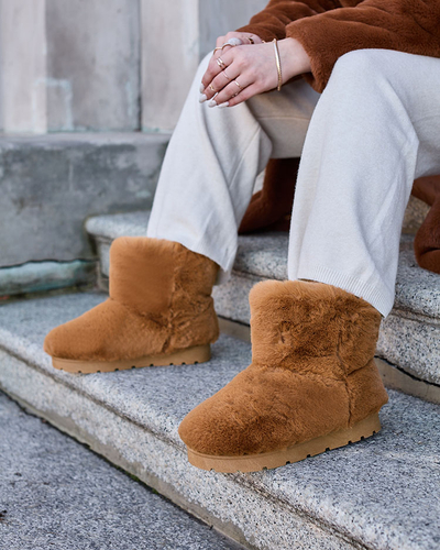 Bottes de neige pour femmes de couleur camel Ottola- Footwear