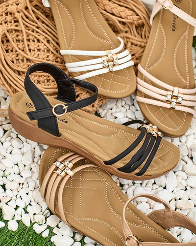 Royalfashion Sandales Sun Crusher pour femme décorées