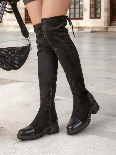 Royalfashion Bottes cuissardes pour femmes Sewio