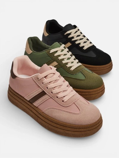 Sneakers pour Femmes Flora Roses Écologiques Sportives pour l'Été